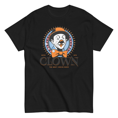 [ID: 438-G388] CLOWN LOGO Unisex Classic Tee