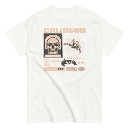 [ID: 438-G438] Crimson Unisex Classic Tee