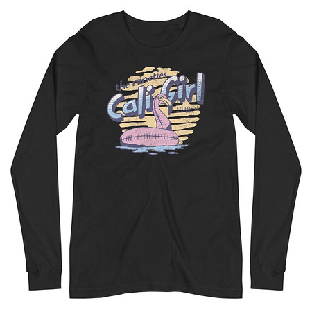 [ID: 356-G13] 90's Cali Girl Unisex Long Sleeve Tee