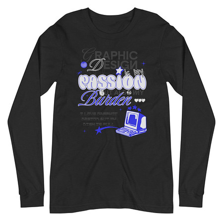 [ID: 356-G92] Anti-design  Unisex Long Sleeve Tee