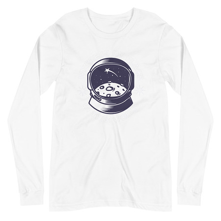 [ID: 356-G110] Astronaut Unisex Long Sleeve Tee