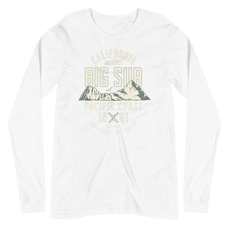 [ID: 356-G204] Big Sur - Outdoor Mountain Unisex Long Sleeve Tee