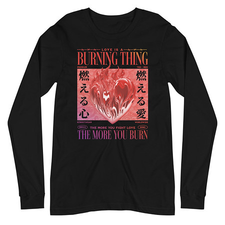 [ID: 356-G299] Burning Thing Unisex Long Sleeve Tee