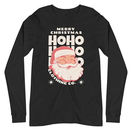 [ID: 356-G374] Christmas Season - Santa Claus Unisex Long Sleeve Tee