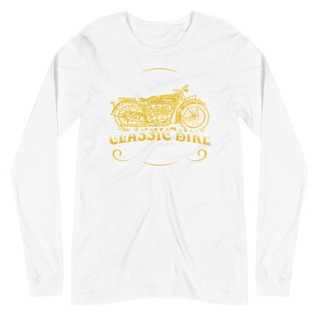 [ID: 356-G380] Classic Bike Unisex Long Sleeve Tee