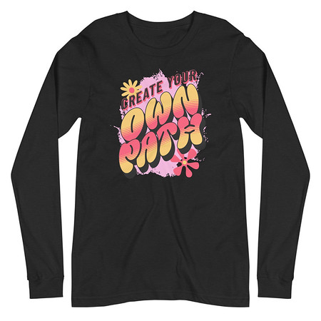 [ID: 356-G431] Create Your Own Path Unisex Long Sleeve Tee