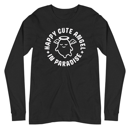 [ID: 356-G449] Cute Angel - Wings Unisex Long Sleeve Tee