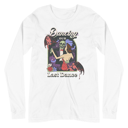 [ID: 356-G466] Dancing Our Last Dance - Halloween Unisex Long Sleeve Tee