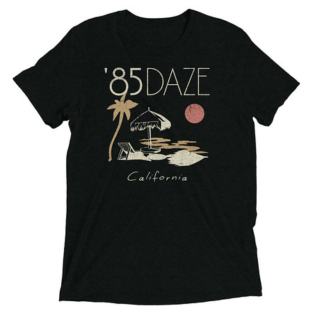[ID: 162-G1] '85 Daze California Unisex Tri-Blend T-Shirt