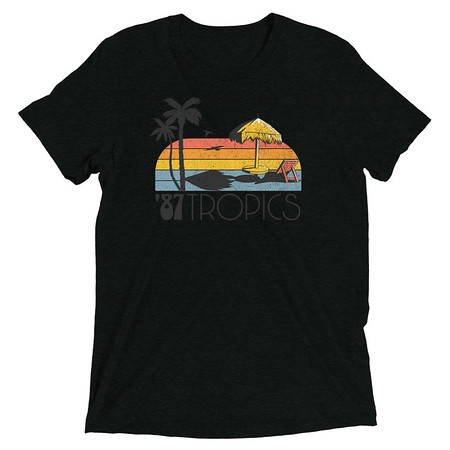 [ID: 162-G2] '87 Tropics Unisex Tri-Blend T-Shirt