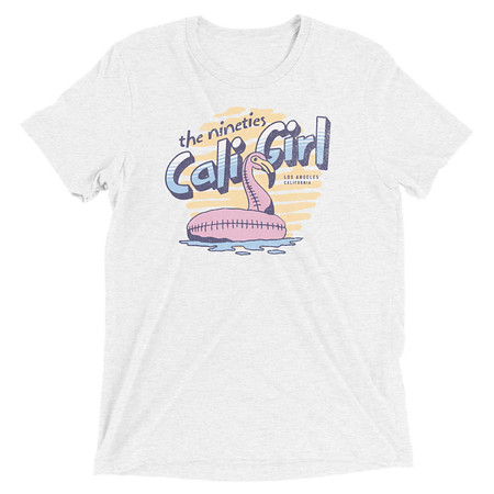 [ID: 162-G13] 90's Cali Girl Unisex Tri-Blend T-Shirt