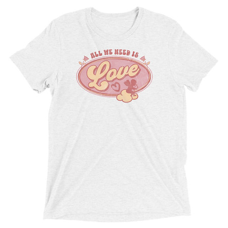 [ID: 162-G48] All We Need Is Love - Cupid Unisex Tri-Blend T-Shirt