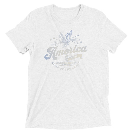 [ID: 162-G61] America 1776 Unisex Tri-Blend T-Shirt