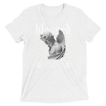 [ID: 162-G81] Angel Unisex Tri-Blend T-Shirt