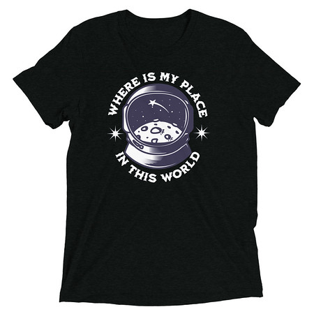 [ID: 162-G110] Astronaut Unisex Tri-Blend T-Shirt