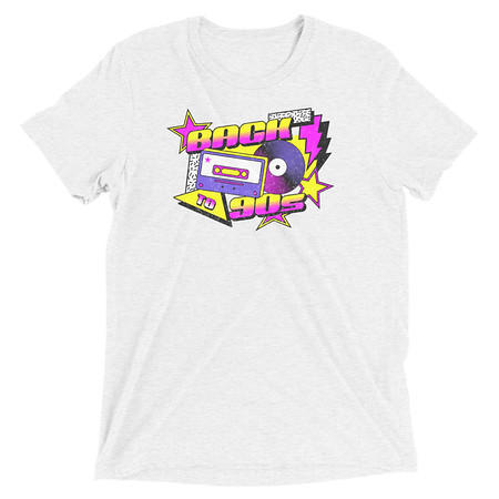 [ID: 162-G123] Back to 90s Unisex Tri-Blend T-Shirt