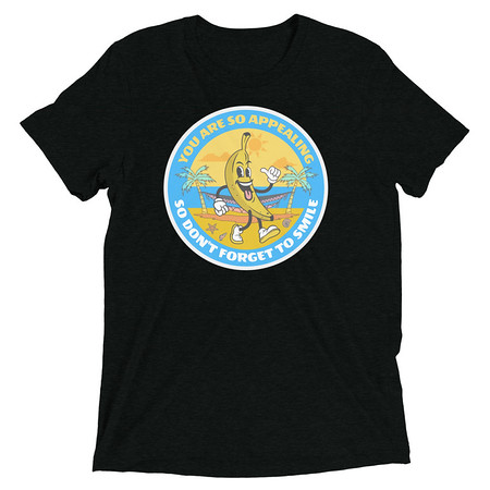 [ID: 162-G135] Banana project _-) Unisex Tri-Blend T-Shirt