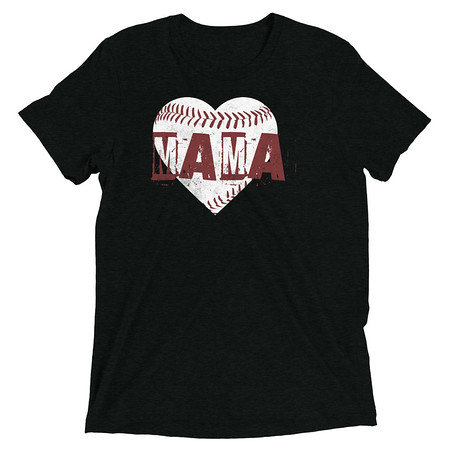 [ID: 162-G142] Baseball MAMA Unisex Tri-Blend T-Shirt