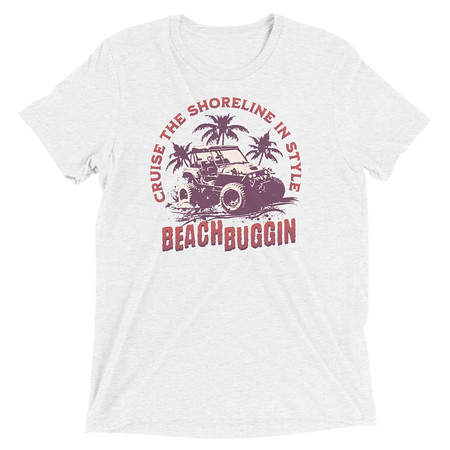 [ID: 162-G163] BEACH BUGGIN Unisex Tri-Blend T-Shirt