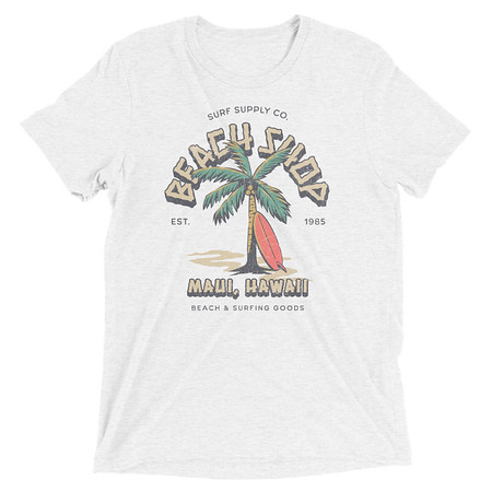 [ID: 162-G169] Beach Shop Unisex Tri-Blend T-Shirt
