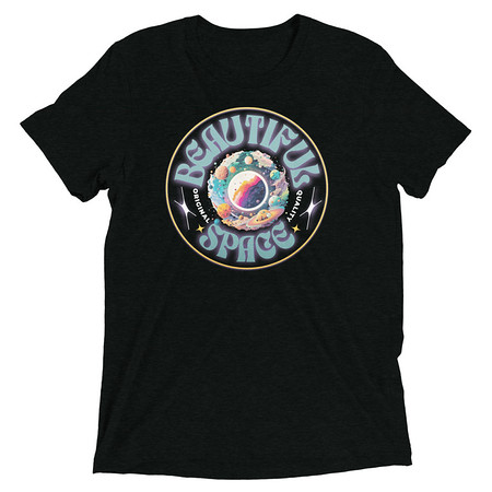 [ID: 162-G173] Beautiful Space Unisex Tri-Blend T-Shirt