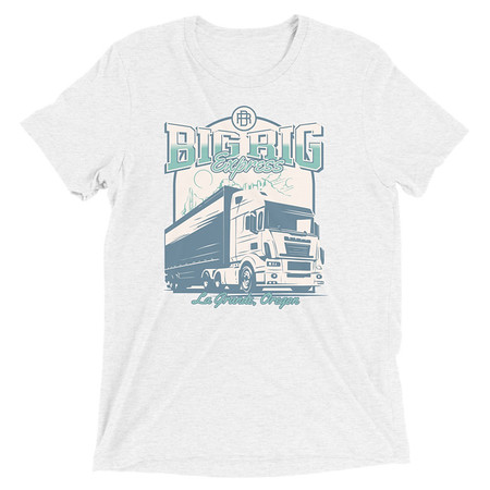 [ID: 162-G202] Big Rig Express Unisex Tri-Blend T-Shirt