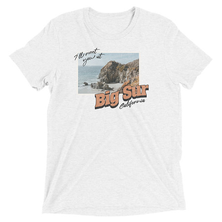 [ID: 162-G205] Big Sur, Cali Unisex Tri-Blend T-Shirt