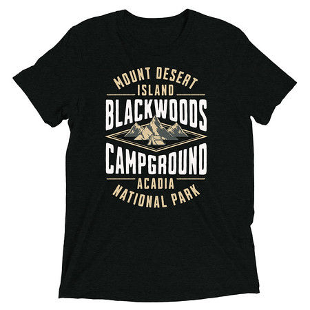 [ID: 162-G233] Blackwoods Campground - Mountain Adventure Unisex Tri-Blend T-Shirt