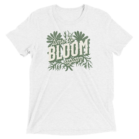 [ID: 162-G239] Bloom Again Unisex Tri-Blend T-Shirt