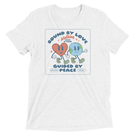 [ID: 162-G272] BOUND BY LOVE Unisex Tri-Blend T-Shirt