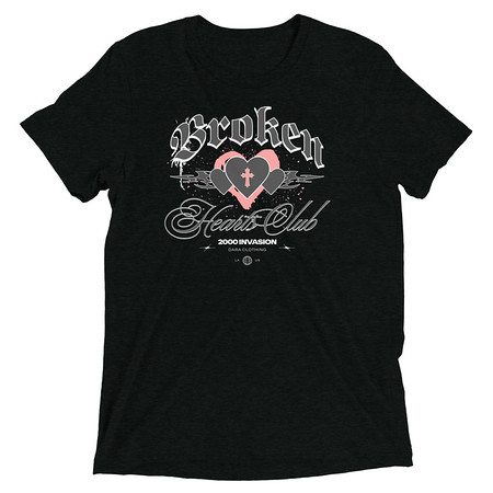 [ID: 162-G287] Broken Hearts Club Unisex Tri-Blend T-Shirt