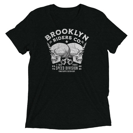 [ID: 162-G291] BROOKLYN NEWYOR RIDERS CO Unisex Tri-Blend T-Shirt
