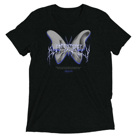 [ID: 162-G302] Butterfly Unisex Tri-Blend T-Shirt