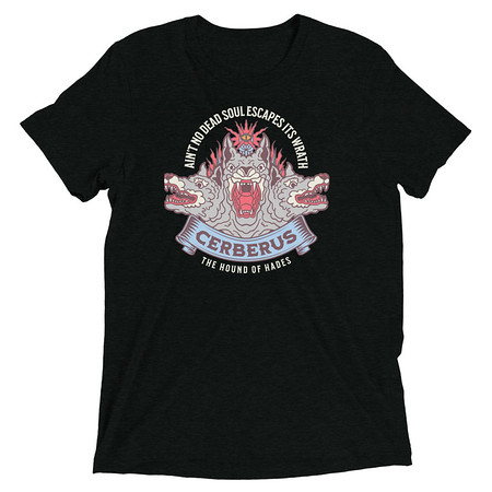 [ID: 162-G353] Cerberus - Underworld Dogs Unisex Tri-Blend T-Shirt