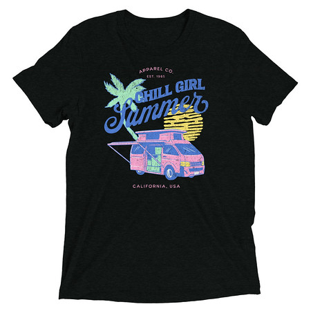 [ID: 162-G366] Chill Girl Summer Unisex Tri-Blend T-Shirt