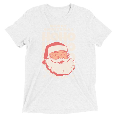 [ID: 162-G374] Christmas Season - Santa Claus Unisex Tri-Blend T-Shirt