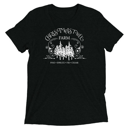 [ID: 162-G377] Christmas Tree Farm Unisex Tri-Blend T-Shirt