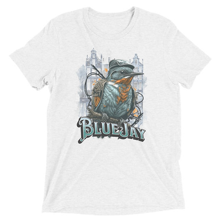 [ID: 162-G381] Classic Bird  Unisex Tri-Blend T-Shirt