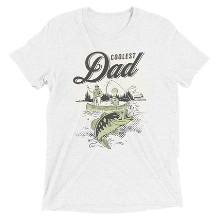 [ID: 162-G419] Coolest Dad Unisex Tri-Blend T-Shirt