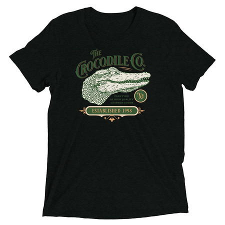 [ID: 162-G439] Crocodile Co. - Wild Animal Unisex Tri-Blend T-Shirt