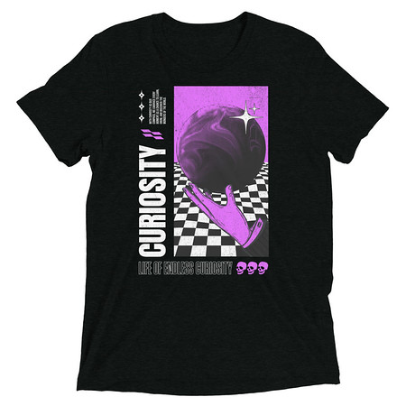 [ID: 162-G442] Curiosity Streetwear Unisex Tri-Blend T-Shirt