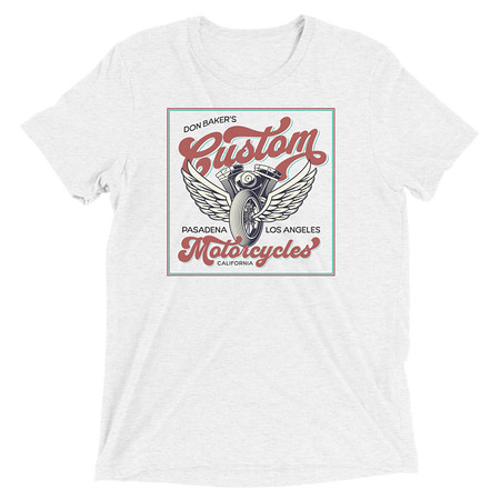 [ID: 162-G445] custom motorcycle  Unisex Tri-Blend T-Shirt