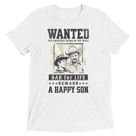 [ID: 162-G461] Dad Wanted Unisex Tri-Blend T-Shirt