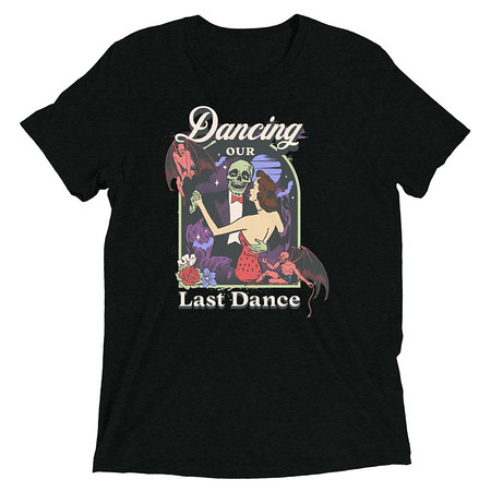 [ID: 162-G466] Dancing Our Last Dance - Halloween Unisex Tri-Blend T-Shirt