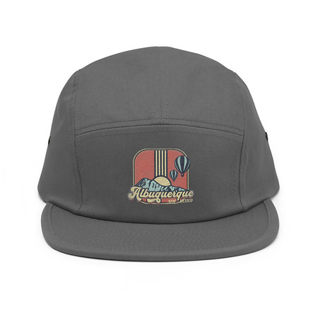 [ID: 92-G36] Albuquerque - Retro Hot Air Baloon 5 Panel Cap