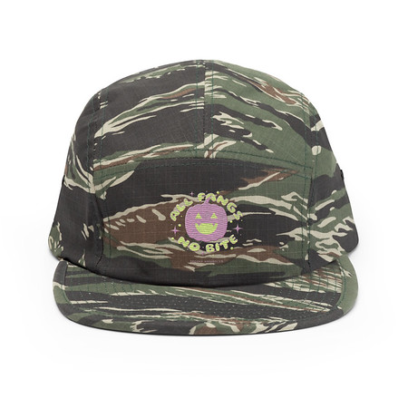 [ID: 92-G44] All Fangs No Bite - Halloween 5 Panel Cap