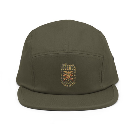 [ID: 92-G75] American Legends Garage - Eagle 5 Panel Cap