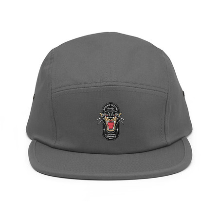 [ID: 92-G84] Angry Meow Clothing Company - Panther 5 Panel Cap