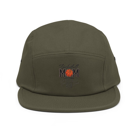 [ID: 92-G148] Basketball Mom - Mother's Day 5 Panel Cap