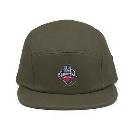 [ID: 92-G149] Basketball Sports Logo 5 Panel Cap